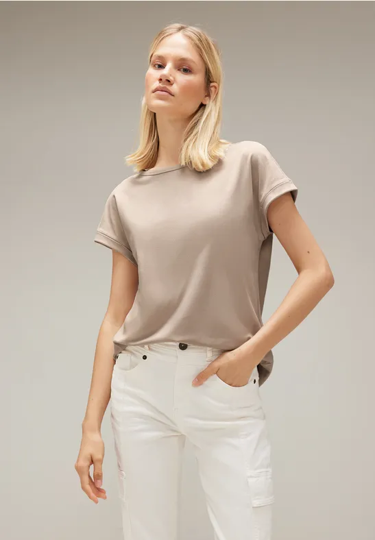 Street One Overshirt in suède-look